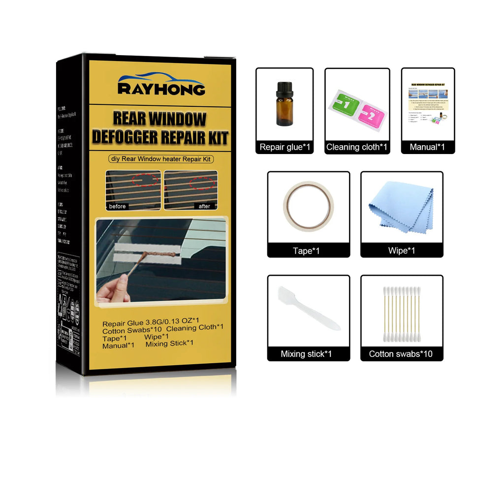 Rear Window Defogger Repair Kit – DIY Grid Line Fix | RayHong Defogger Repair Kit P3