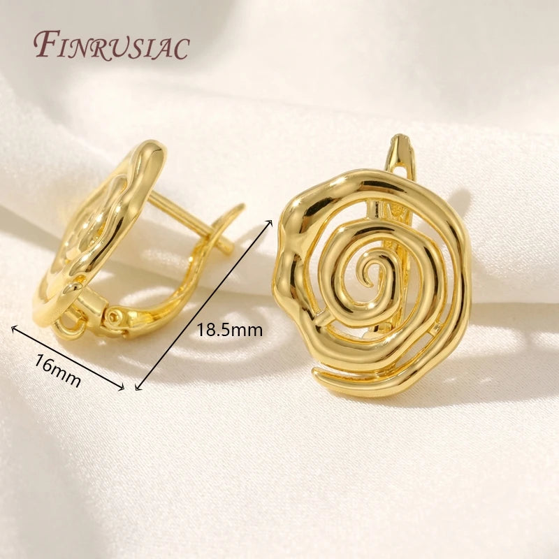 18K Gold Plated Leverback Earring Findings – Brass DIY Clasps Earring Findings P3 18K Real Gold Plated 3 pairs