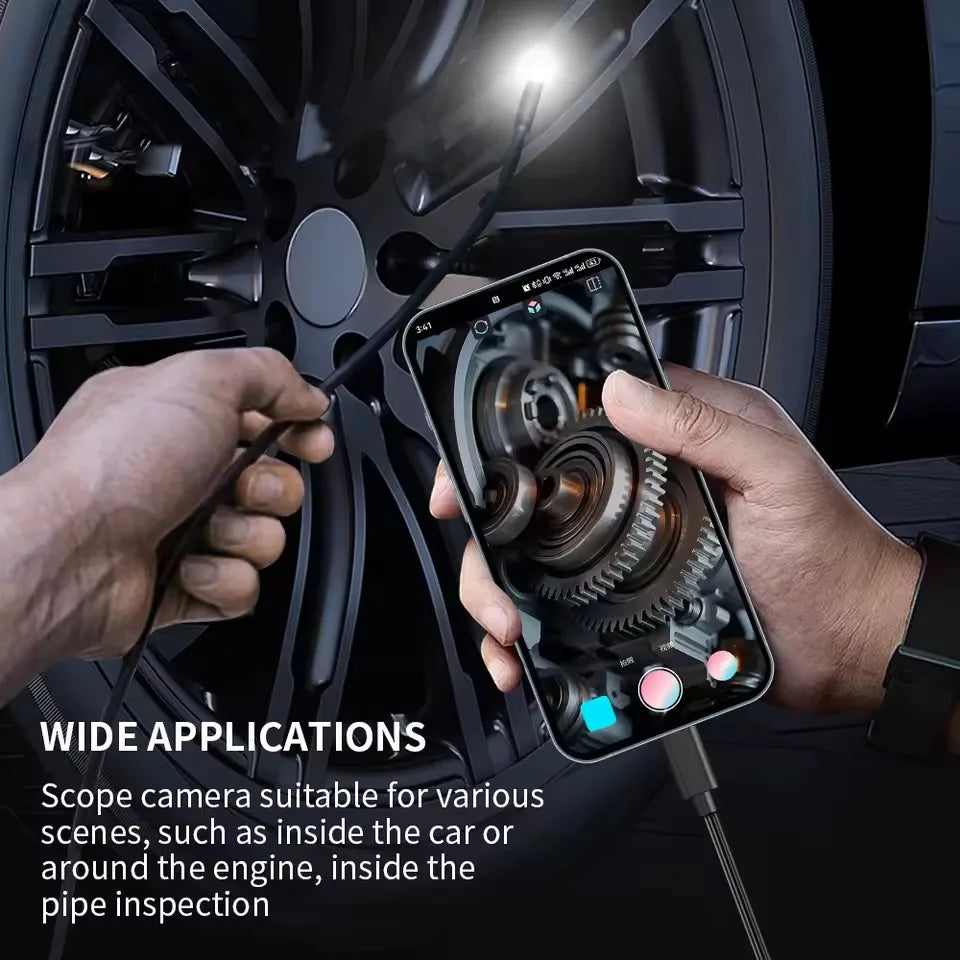 7mm USB-C Borescope Inspection Camera | IP67 | 6 LED | Android Borescope Inspection Camera P3