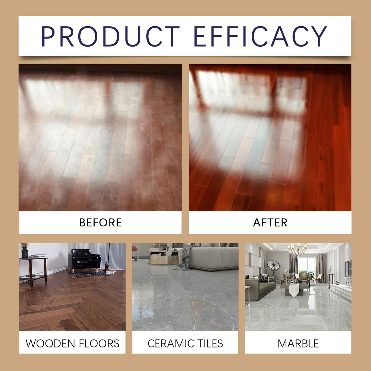 JAKEHOE Multi-Surface Floor Cleaner 120ml – Gloss & Stain Removal Floor Cleaning Solution P3