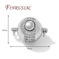 18K Gold Plated Round Ball Clasp – DIY Jewelry Findings Jewelry Clasp Finding P3 Rhodium Plated 2 pieces