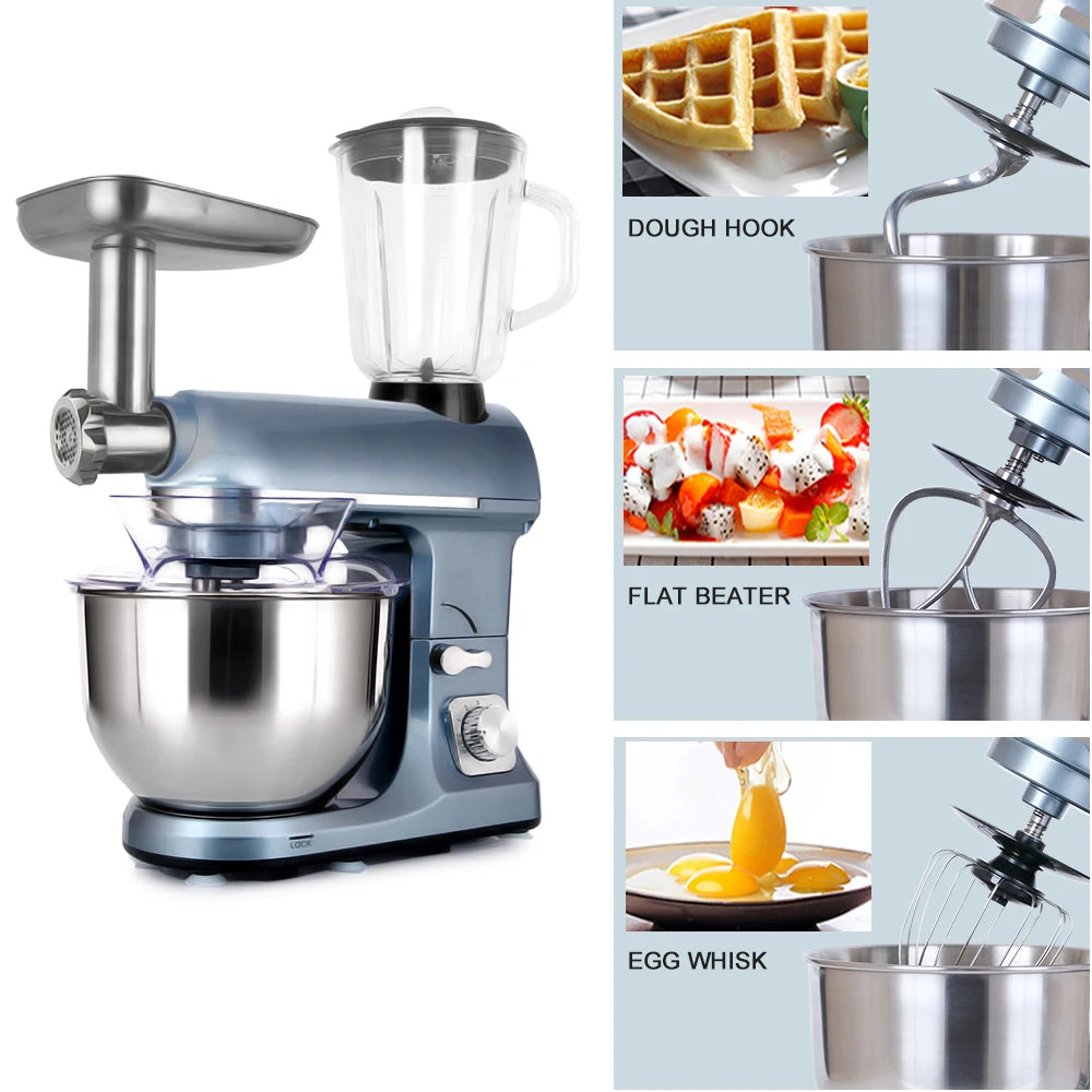 1000W Electric Stand Mixer 5L – Multifunctional Food Processor Electric Stand Mixer P3