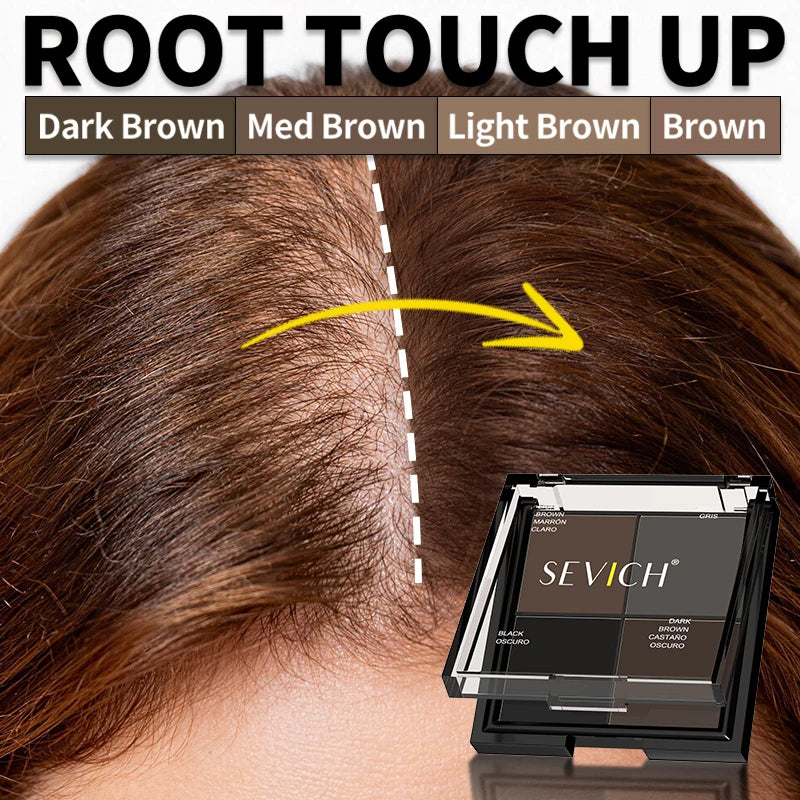 Sevich Waterproof Root Concealer Powder – Grey Coverage Touch-Up Hair Root Concealer P3