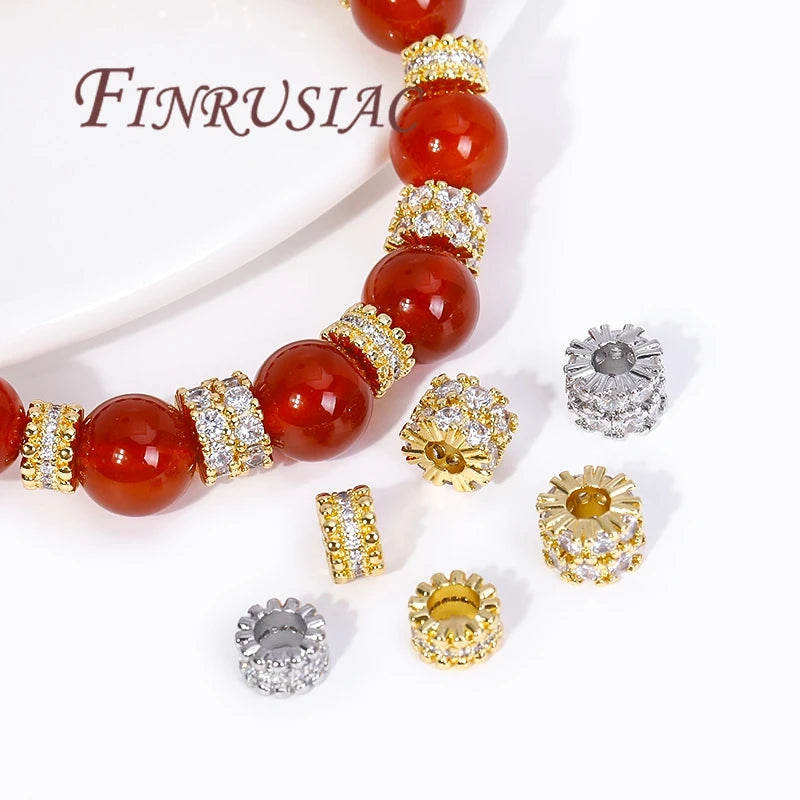18K Gold Plated Brass Spacer Beads – DIY Jewelry Findings Jewelry Spacer Beads P3