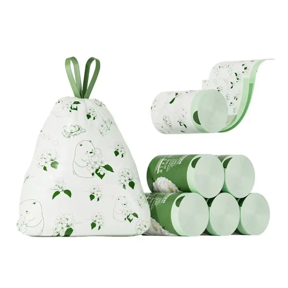 Thickened Drawstring Trash Bags – 30/50/100 Pack Garbage Bags Drawstring Trash Bags P3