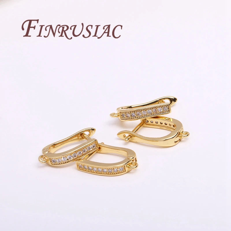 18K Gold Plated French Earring Hooks – DIY Jewelry Findings Earring Hooks Findings P3