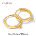 14K Gold Plated Brass Leverback Hoop Earrings – DIY Findings Earring Findings P3 14K Gold Plated 1 pair