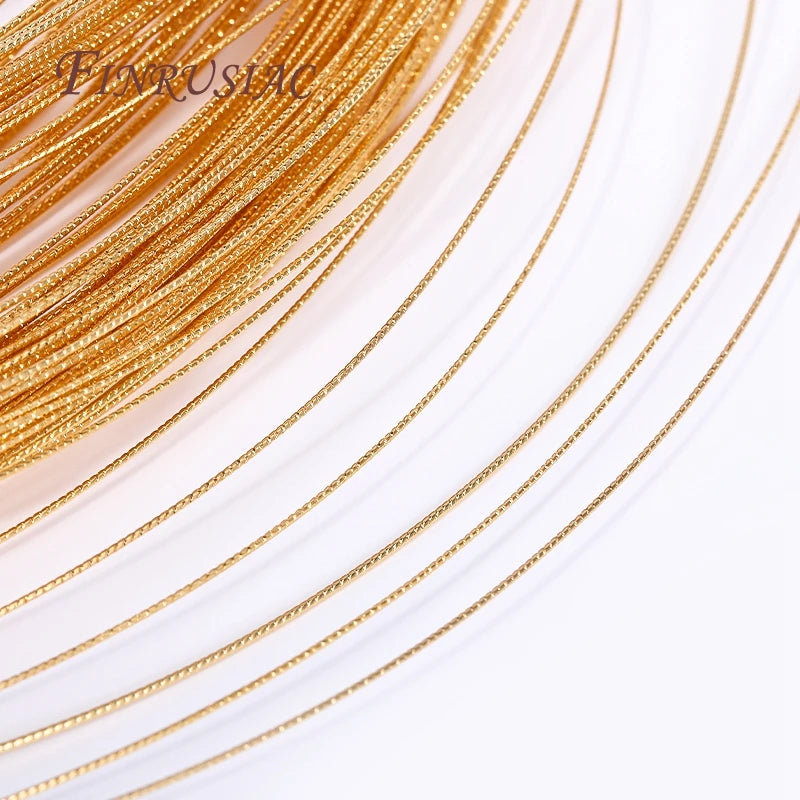 18K Gold Plated Copper Beading Wire – DIY Jewellery Making Jewellery Making Wire P3
