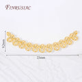 18K Gold Plated Multi-Loop Curved Connector | DIY Earring Findings Earring Findings P3 18K Gold Plated 5 pieces