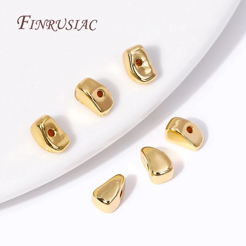 18K Gold Plated Brass Spacer Beads for DIY Jewelry Making Jewelry Spacer Beads P3