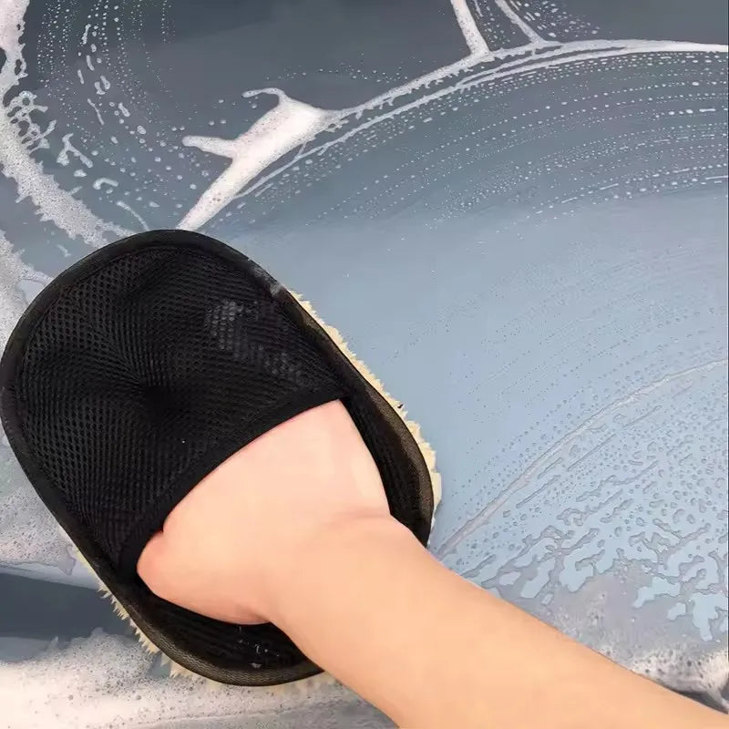 Plush Wool Car Wash Mitt – Scratch-Free Cleaning Glove Car Wash Mitt P3