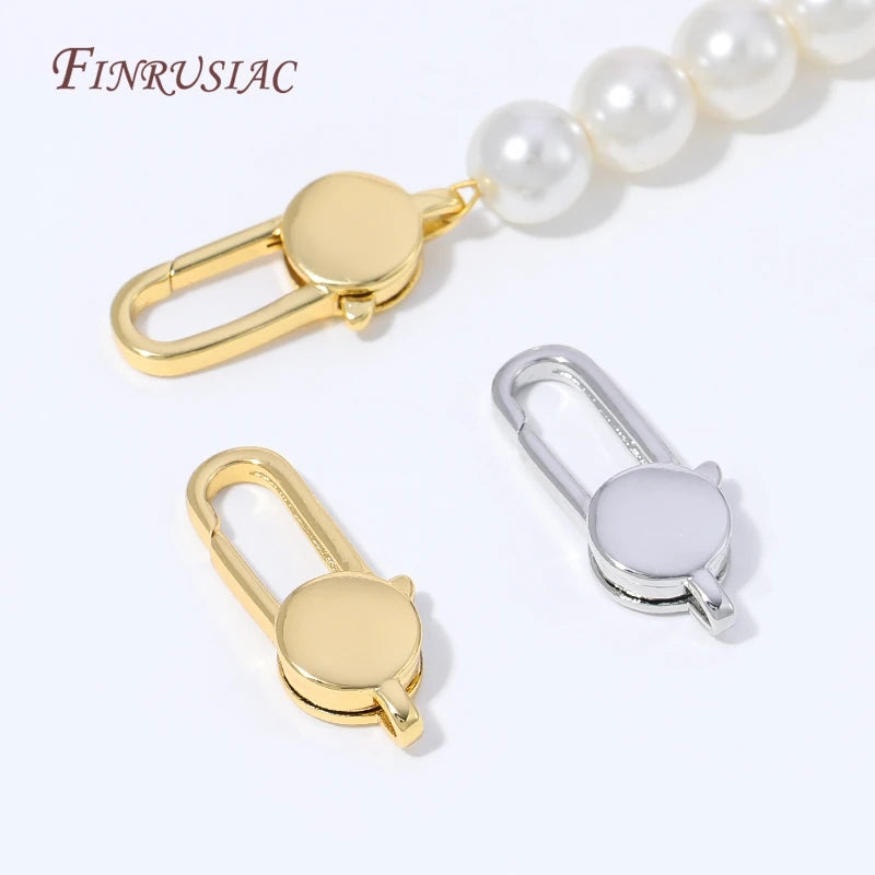 18K Gold Plated Brass Lobster Clasp – DIY Jewelry Findings Jewelry Clasp Findings P3