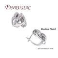 18K Gold Plated French Earring Hooks – DIY Jewelry Findings Earring Hooks Findings P3 Rhodium Plated 1 Pair