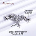 18K Gold Plated Bowknot Connector Clasp – DIY Jewelry Finding Jewelry Clasp Finding P3 Rhodium Plated 1 Piece