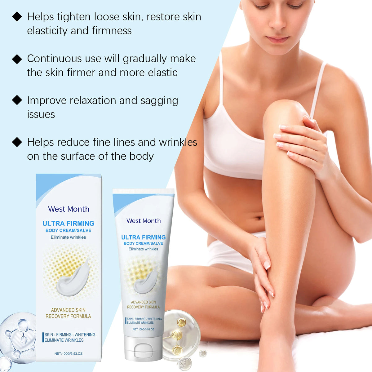 WEST MONTH Firming Body Lotion – Moisturizing & Smoothing Firming Body Lotion P3