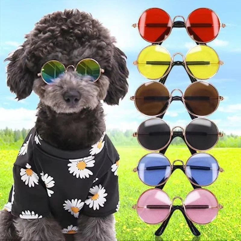 Cat & Dog Sunglasses – Non-Slip Cosplay Pet Photo Prop