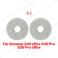 Dreame X40 Ultra X40 Pro S30 Pro Robot Vacuum Replacement Parts Robot Vacuum Parts P3 Mop 2PCS
