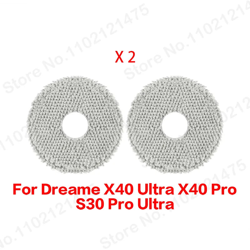 Dreame X40 Ultra X40 Pro S30 Pro Robot Vacuum Replacement Parts Robot Vacuum Parts P3 Mop 2PCS