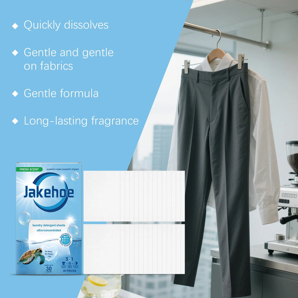 JAKEHOE Laundry Detergent Sheets – Deep Clean 30 Pack Laundry Detergent Sheets P3