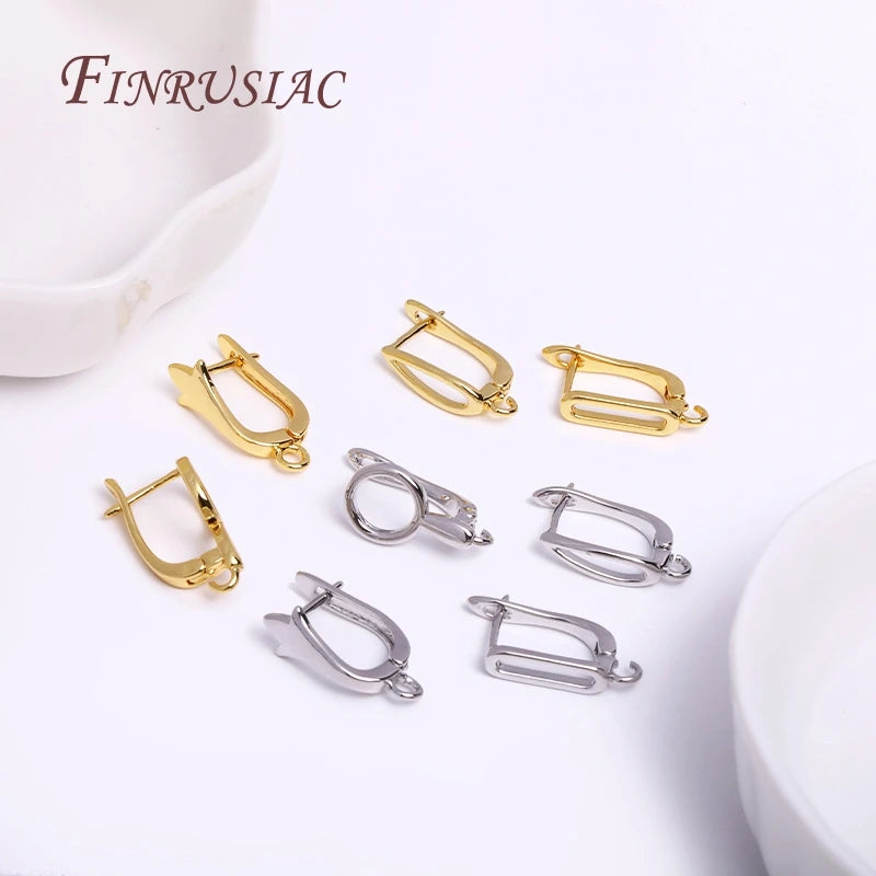 18K Gold Plated Lever Back Earring Hooks | DIY Jewelry Findings Earring Findings P3