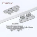 18K Gold Plated CZ 3-Hole Spacer Bar Connector | DIY Jewelry Jewelry Connector Finding P3 Rhodium Plated 10 pcs