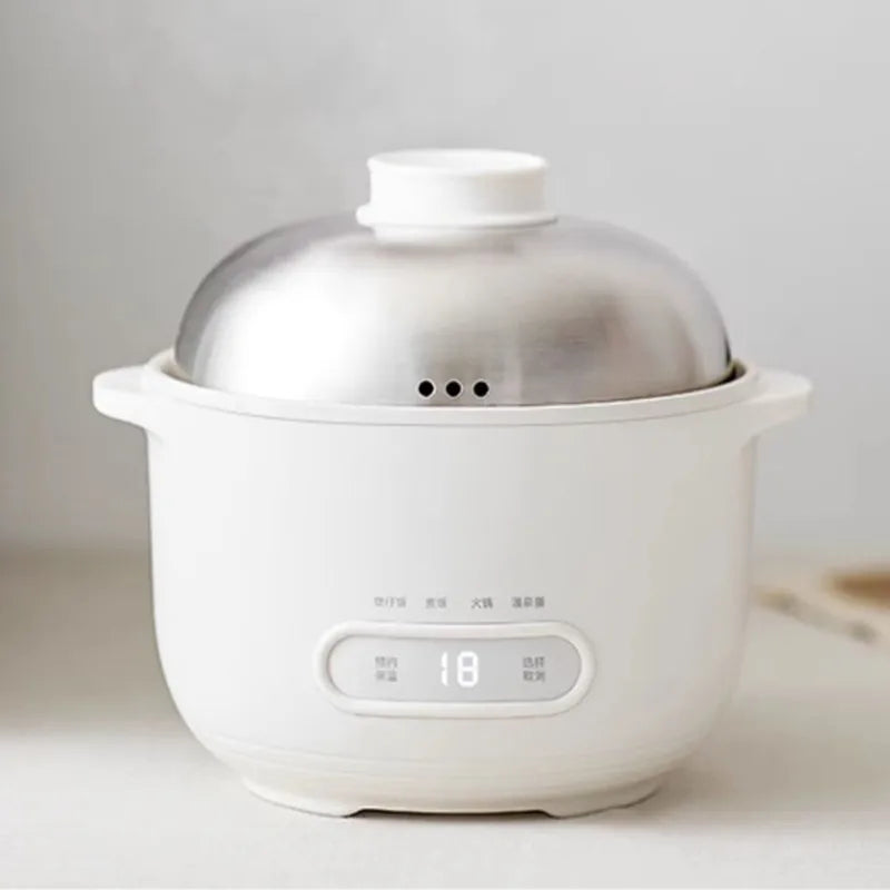 DUTRIEUX 1L Mini Electric Rice Cooker – Stainless Steel 500W Mini Rice Cooker P3