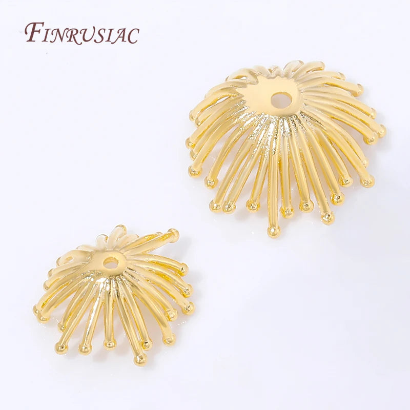 18K Gold Plated Flower Bead Caps – DIY Jewelry Making Findings Jewelry Making Findings P3