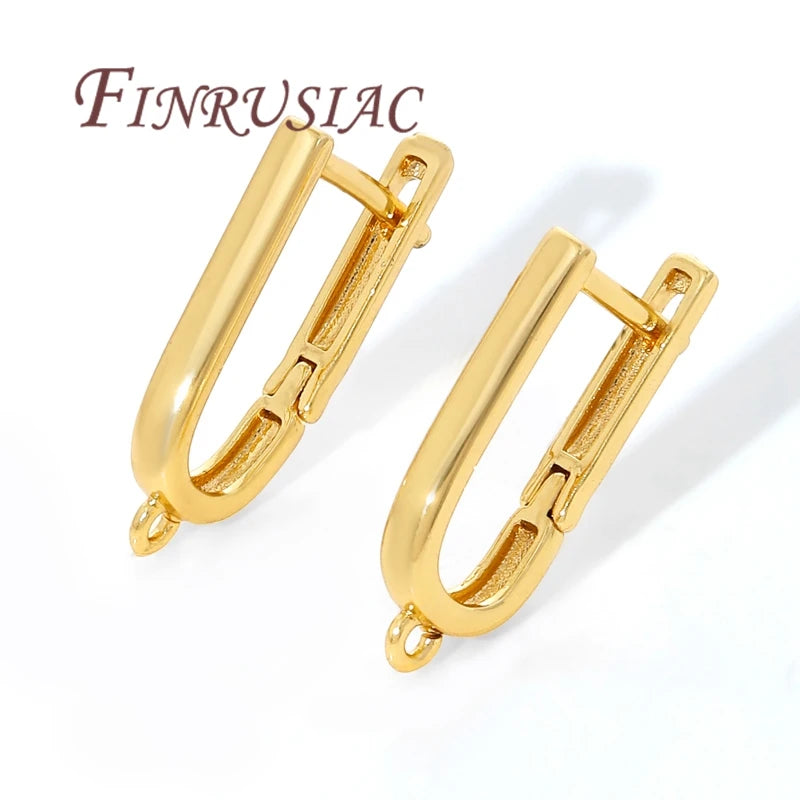 18K Gold Plated French Earring Hooks – DIY Jewelry Findings Earring Hooks Findings P3