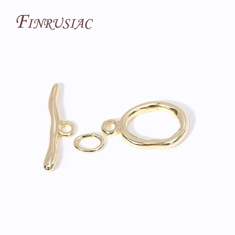 18K Gold Plated OT Toggle Clasps – DIY Bracelet & Necklace Jewelry Toggle Clasp P3