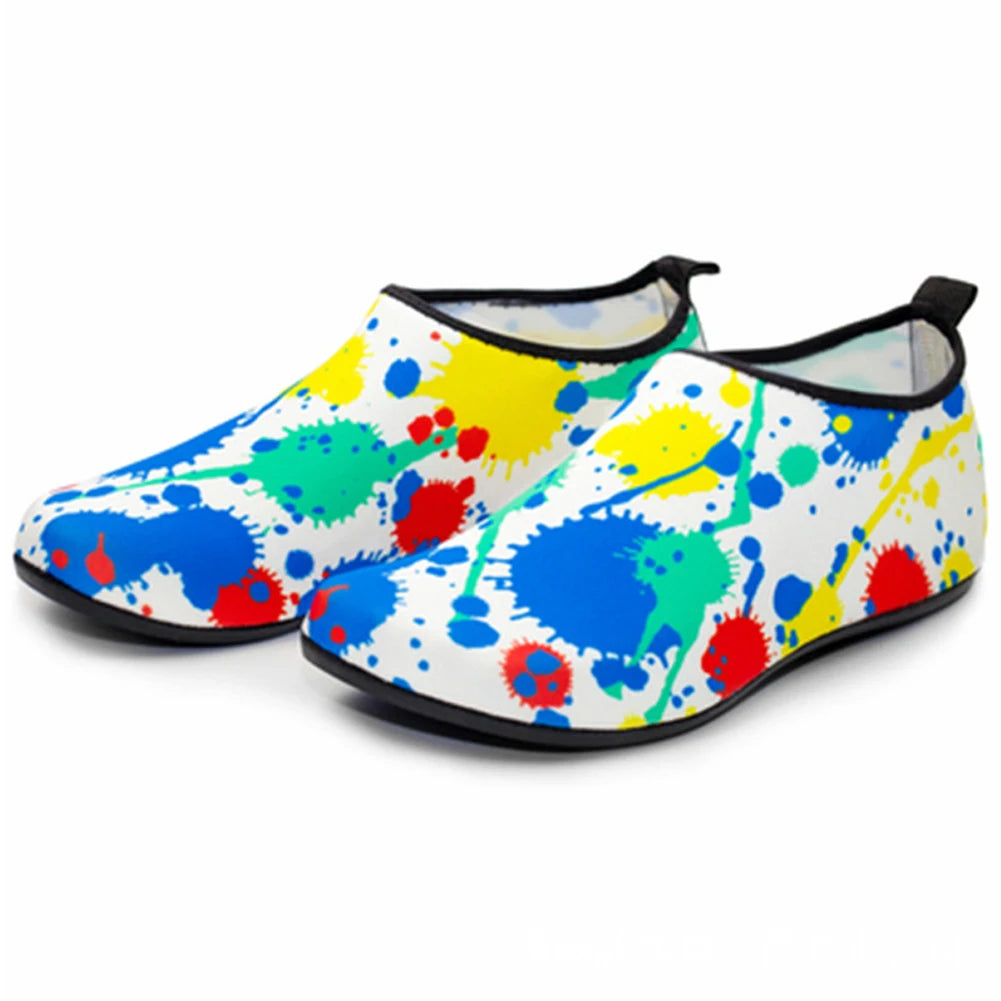 Kids Water Shoes Beach Swim Barefoot Aqua Socks Boys Girls Kids Aqua Socks P3 Graffiti XL