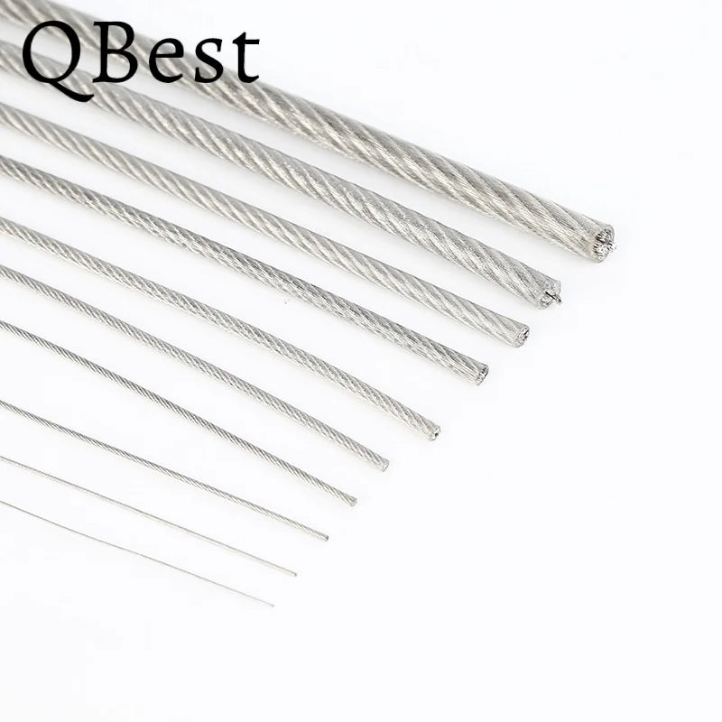 50M PVC Coated 304 Stainless Steel Wire Rope – 7x7 Cable Wire Rope Cable P3