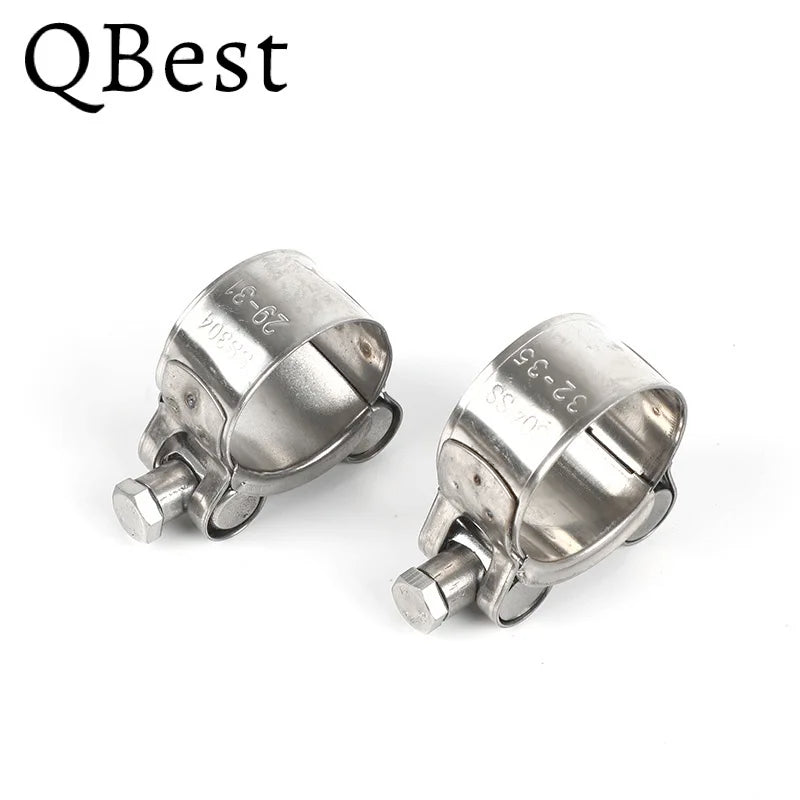 304 Stainless Steel Hose Clamps – Fuel, Air & Water Pipe Clips Hose Clamp Kit P3