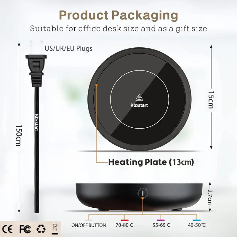 Donirt Electric Mug Warmer – 3-Temp Coffee & Tea Heater Electric Mug Warmer P3