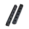 Wall-Mounted Pool Cue Holder – 6-Slot Billiard Cue Rack Pair Billiard Cue Rack P3 Black