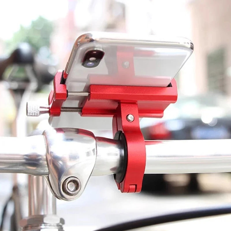 Universal Bike Phone Mount – Metal Handlebar Clip MTB & Moto Bike Phone Mount P3