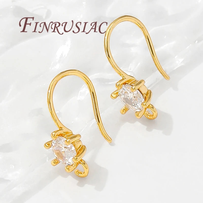 18K Gold Plated French Hook Earwires | DIY Jewelry Findings Earring Hooks Findings P3