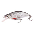 B&U Trout Pattern Sinking Minnow Lure – Bass Pike Trout Sinking Minnow Lure P3 gray white 4.5cm-2.9g