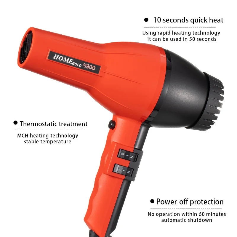 Salon Professional 2500W AC Motor Hair Dryer | Hot & Cold Professional Hair Dryer P3