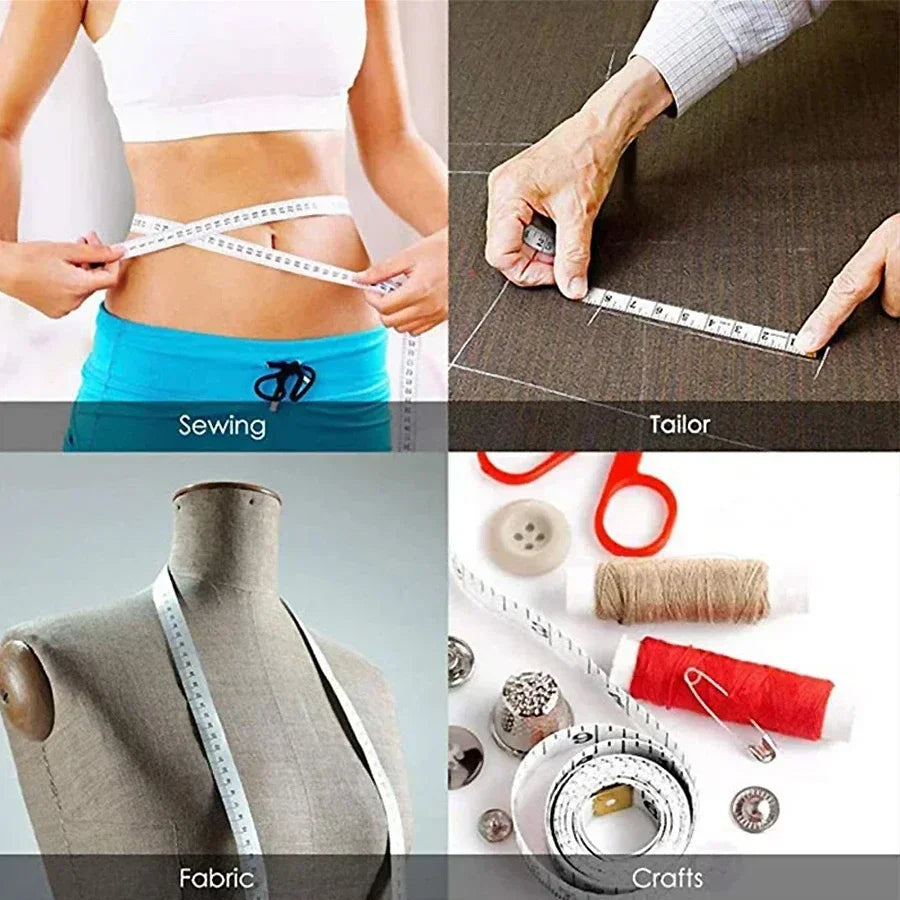 150cm/60" Soft PVC Body Measuring Tape for Sewing & Tailor Sewing Tape Measure P3