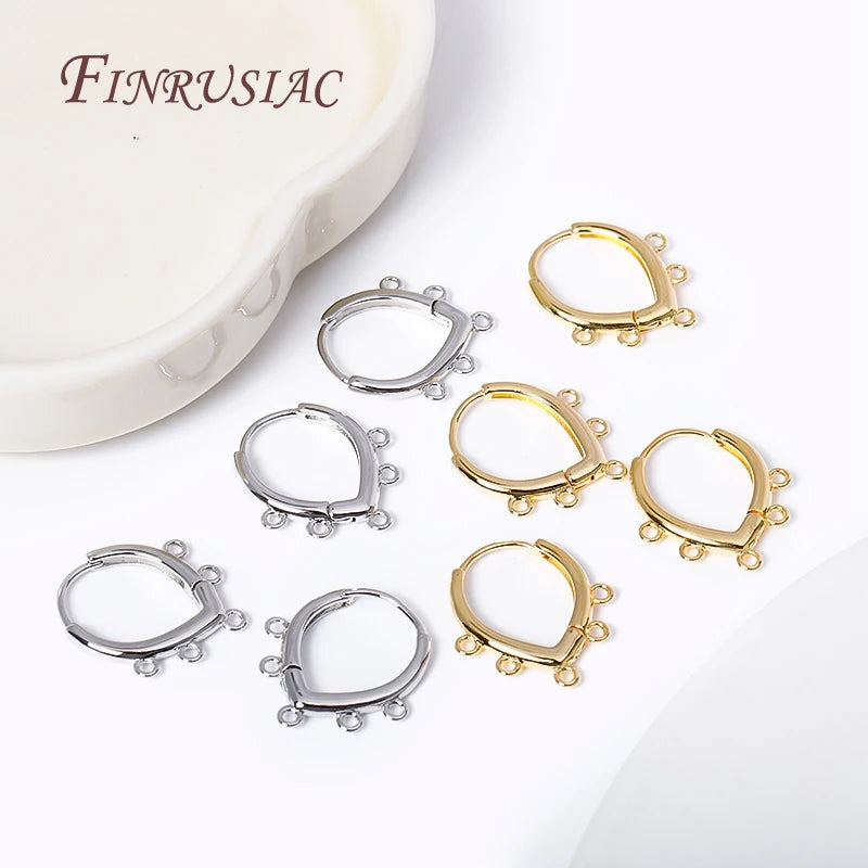 18K Gold Plated French Hoop Earring Clasps | DIY Jewelry Findings Earring Clasps & Findings P3