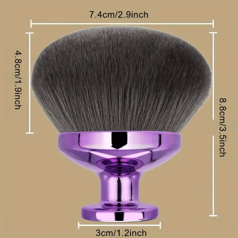 Extra Large Body Kabuki Brush for Self Tanner & Blending Body Makeup Brush P3 Purple