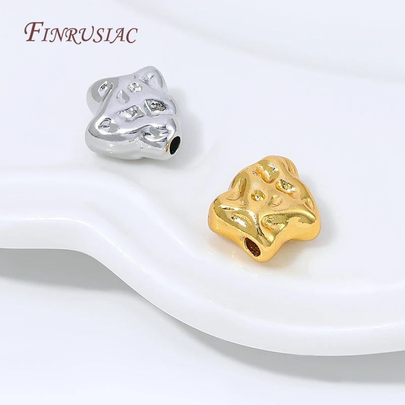 18K Gold Plated Irregular Spacer Beads | DIY Jewelry Making Jewelry Making Beads P3