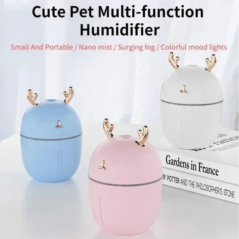 NOCCLILI Mini USB Humidifier Cute Pet | Aromatherapy Diffuser Mini USB Humidifier P3