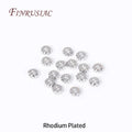 3mm 18K Gold Plated Brass Corrugated Spacer Beads | DIY Jewelry Jewelry Spacer Beads P3 Rhodium Plated 5mm-50 Pieces