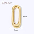 18K Gold Plated Spring Clasp – DIY Jewelry Lobster Findings Jewelry Findings P3 18K Real Gold Plated 4 pieces