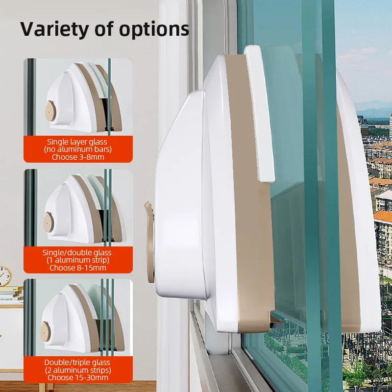 Donirt Magnetic Window Cleaner – Double-Layer Glass Wiper Magnetic Window Cleaner P3