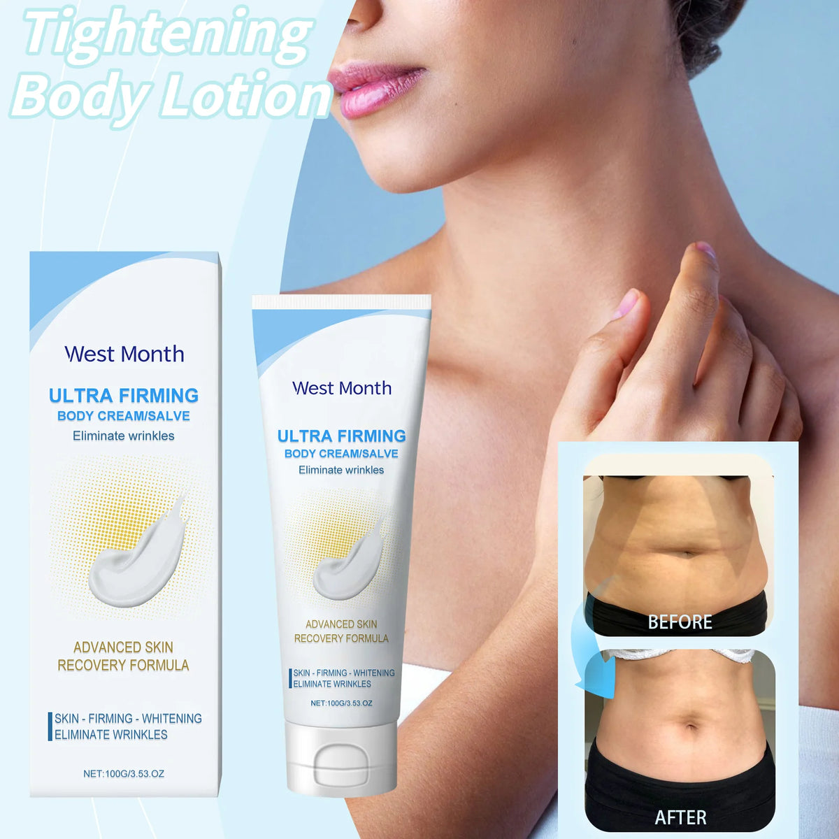 WEST MONTH Firming Body Lotion – Moisturizing & Smoothing Firming Body Lotion P3