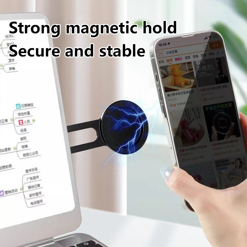 Ultrathin Magnetic Car Phone Holder & Foldable Laptop Stand Magnetic Phone Mount P3