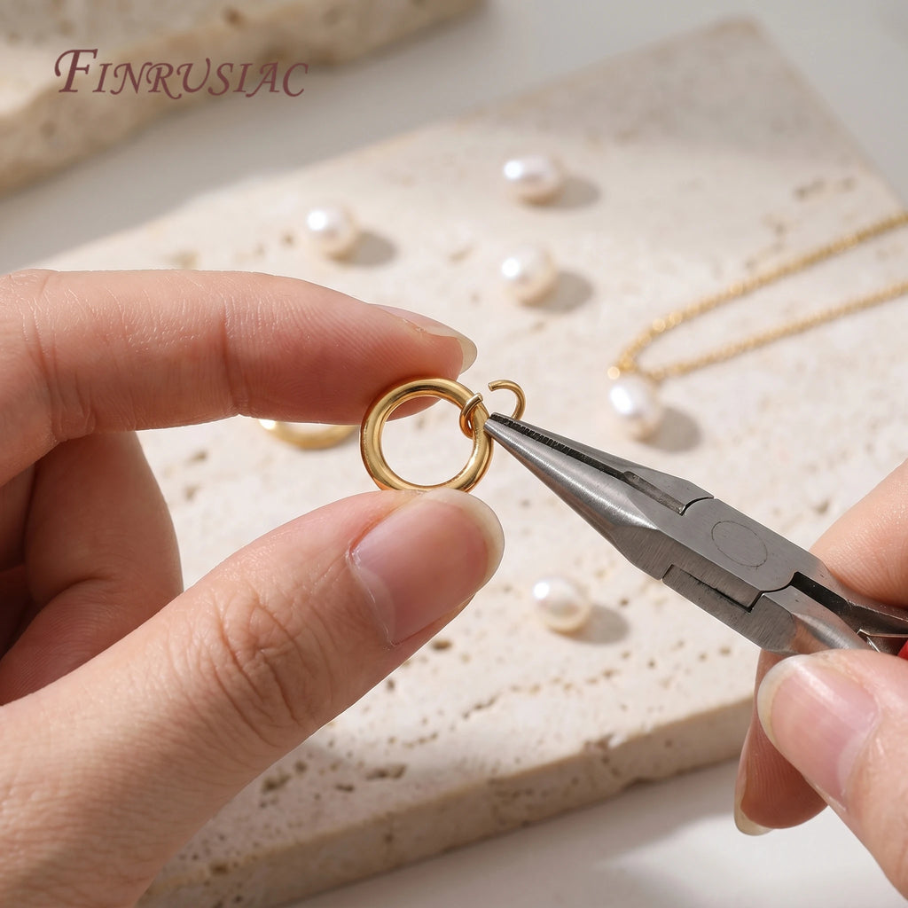 18K Gold Plated Round Circle Connector Ring – DIY Jewelry Making Jewelry Making Findings P3