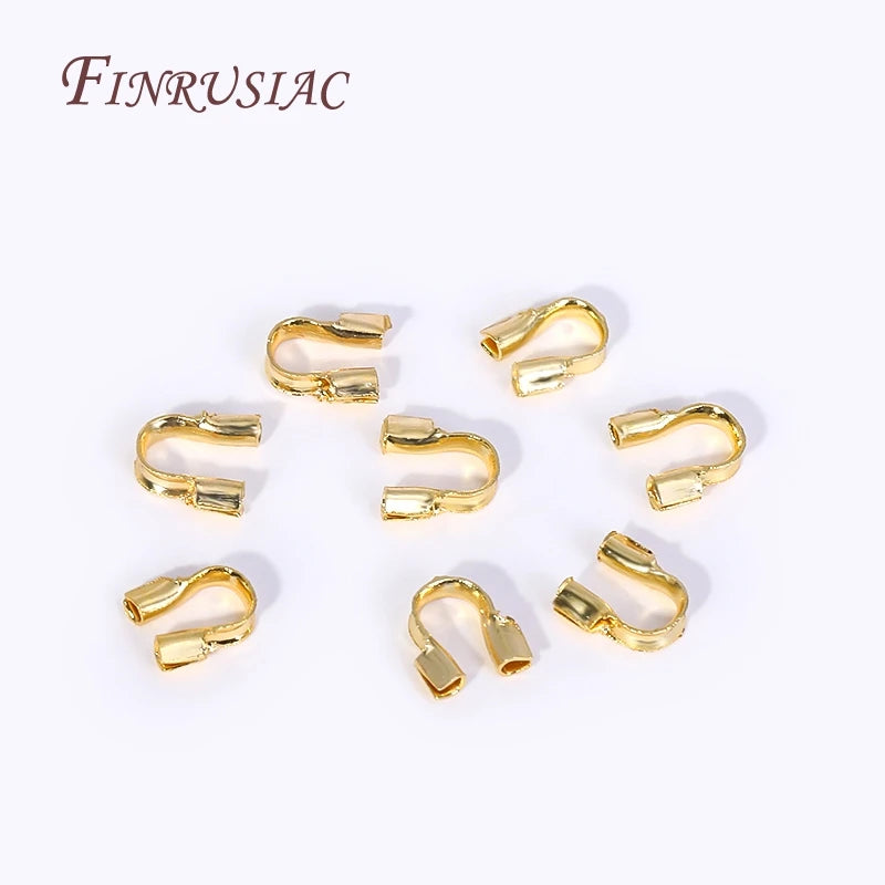 18K/14K Gold Plated Wire Guardian Cord Protectors | DIY Jewelry Jewelry Findings P3